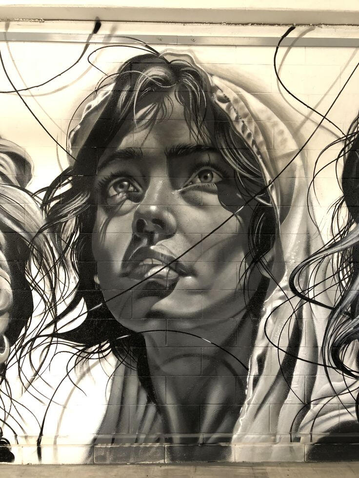 Series of 3 murales created for a private commercial center Fossano, Italy - 2025